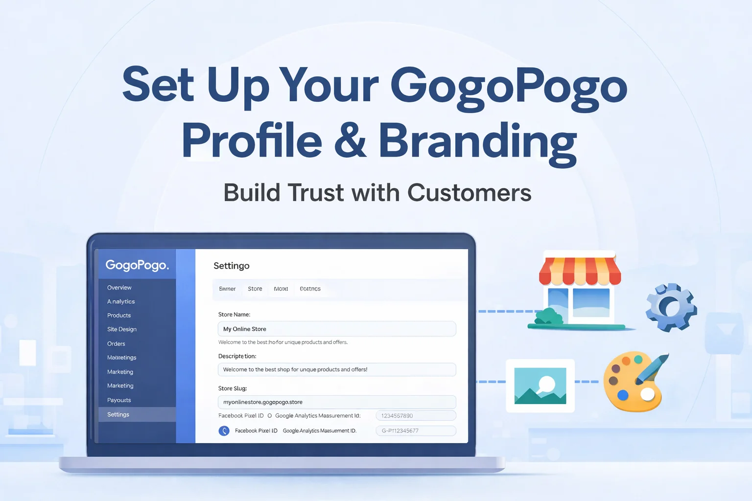 Setup Your GogoPogo Profile and Branding | Build Trust with Customers
