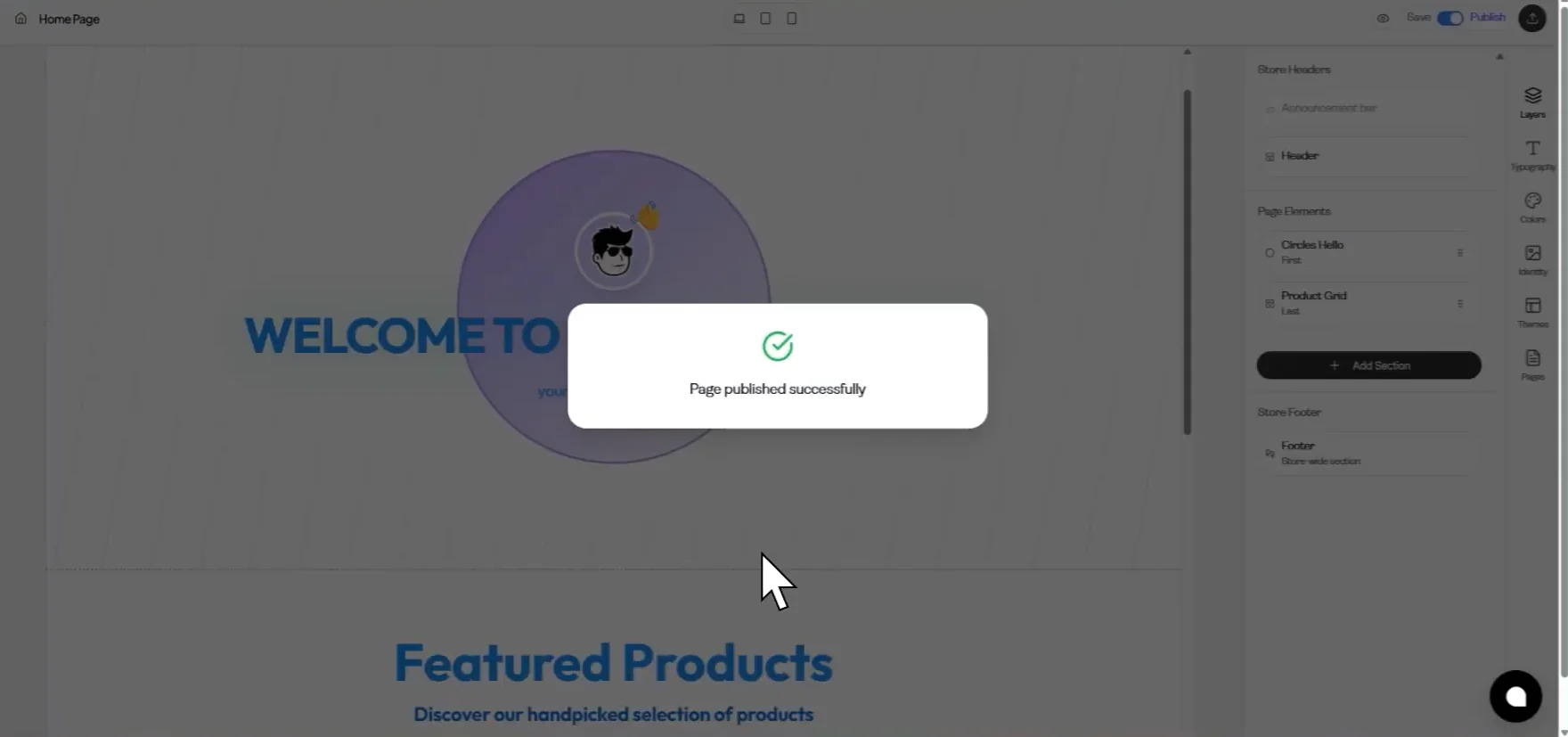 Publish Your Store